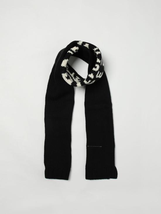 25FW [키즈] MM6 메종마르지엘라 스카프 M60916MM06M M6900 Black - MM6 MAISON MARGIELA