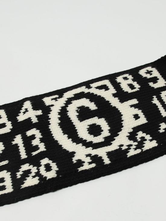 25FW [키즈] MM6 메종마르지엘라 스카프 M60916MM06M M6900 Black - MM6 MAISON MARGIELA