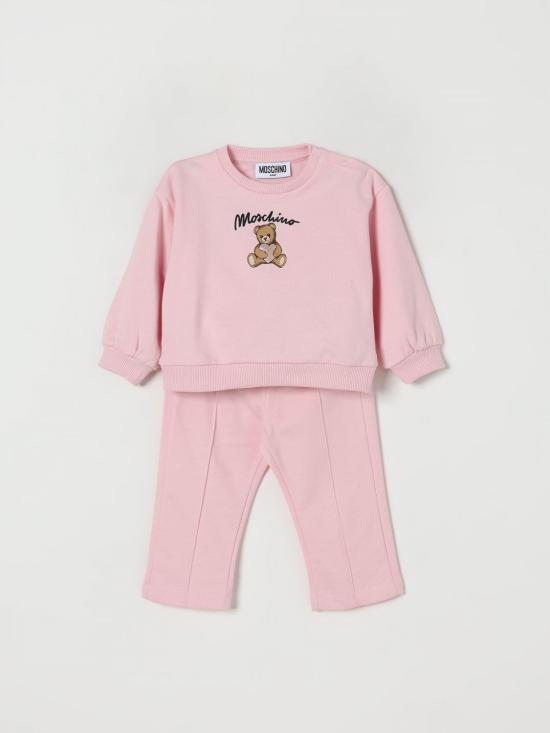 25FW [키즈] 모스키노 오버롤 MDK03DLCA40 50209 Pink