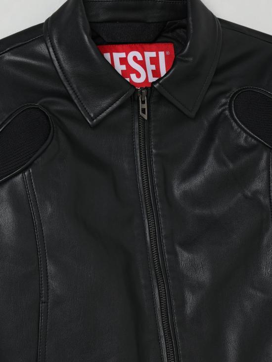 25FW [키즈] 디젤 캐주얼 자켓 J02366KXB9D K900 Black - DIESEL