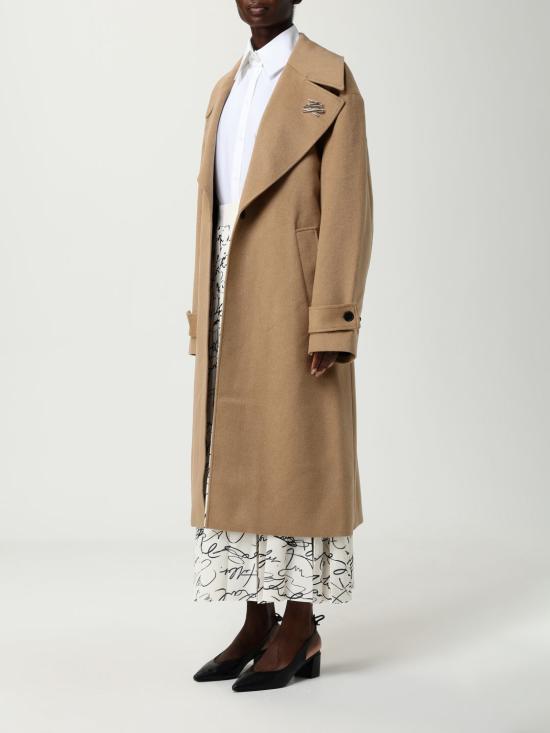 25FW 칼라거펠트 코트 A3W15010 1LG Camel - KARL LAGERFELD