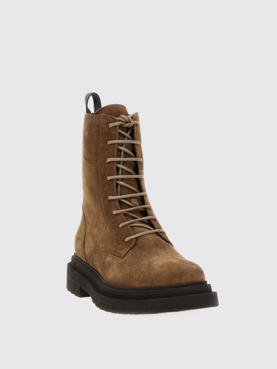 25FW 브루넬로 쿠치넬리 뮬/슬리퍼 MZSFG3036P C7495 Brown - BRUNELLO CUCINELLI