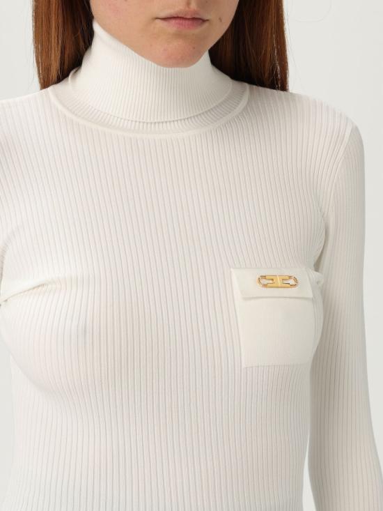 25FW 엘리자베타프랜치 터틀넥 MK11B 360 Ivory - ELISABETTA FRANCHI