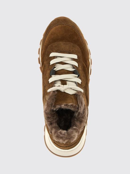 25FW 브루넬로 쿠치넬리 뮬/슬리퍼 MZSFG3092 C7495 Brown - BRUNELLO CUCINELLI