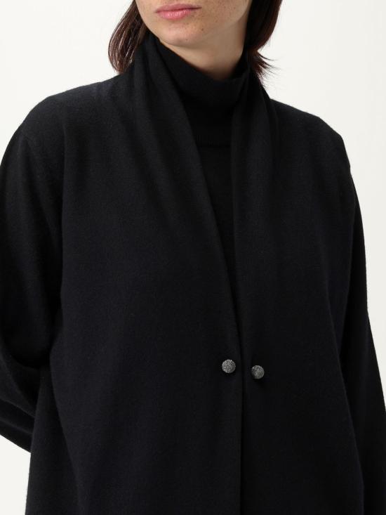 25FW 파비아나 필리피 플래티넘 가디건 MAD215F059L517 825 Black - FABIANA FILIPPI