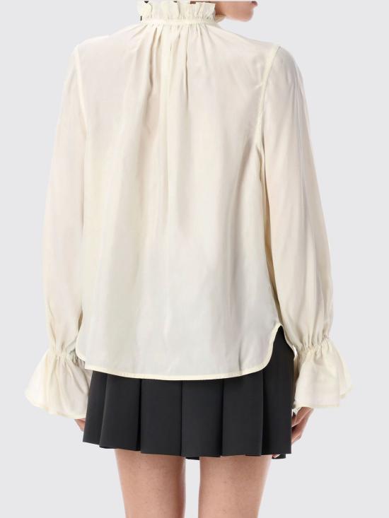 25FW 가니 셔츠 W0928 135 White - GANNI