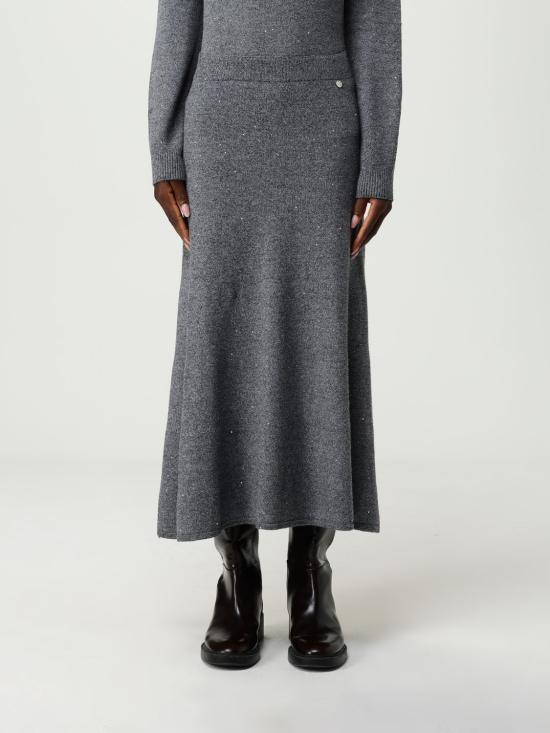 25FW 리우조 롱 스커트 MF5295MA27R 004485 Grey