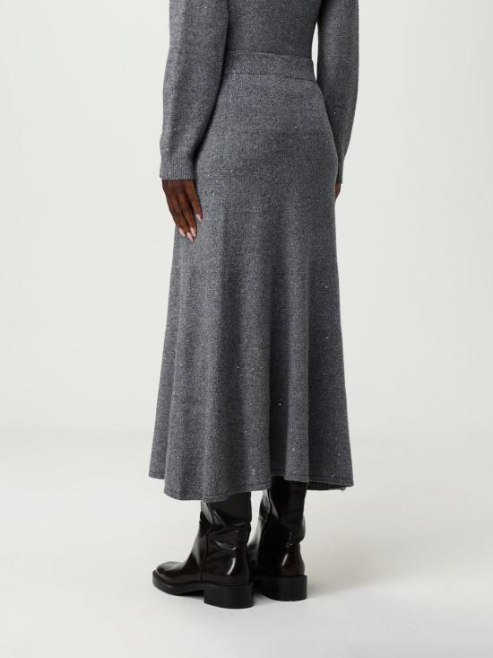 25FW 리우조 롱 스커트 MF5295MA27R 004485 Grey - LIU JO