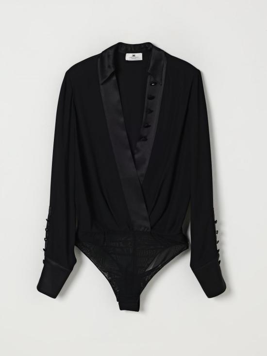 25FW 엘리자베타프랜치 블라우스 CB003 110 Black - ELISABETTA FRANCHI