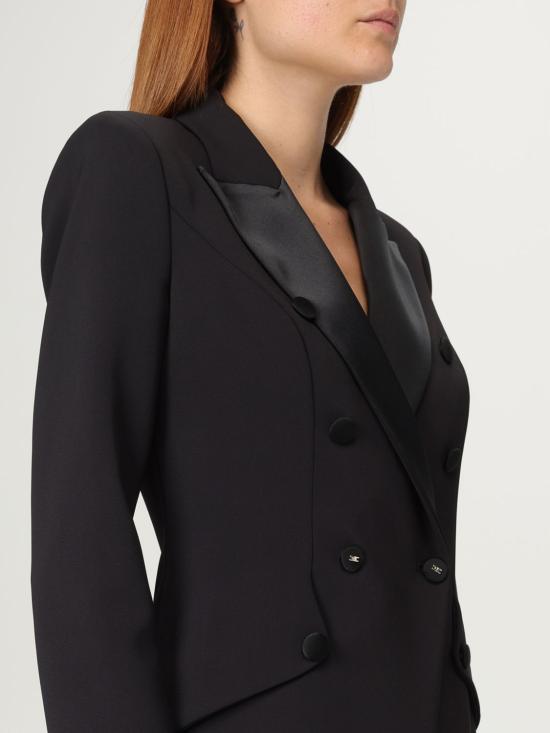 25FW 엘리자베타프랜치 숏 원피스 AB803 110 Black - ELISABETTA FRANCHI