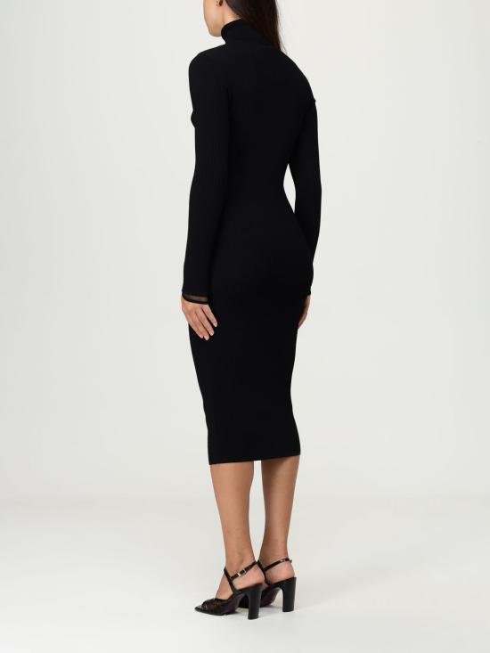 25FW 엘리자베타프랜치 미디 원피스 AM07B 110 Black - ELISABETTA FRANCHI