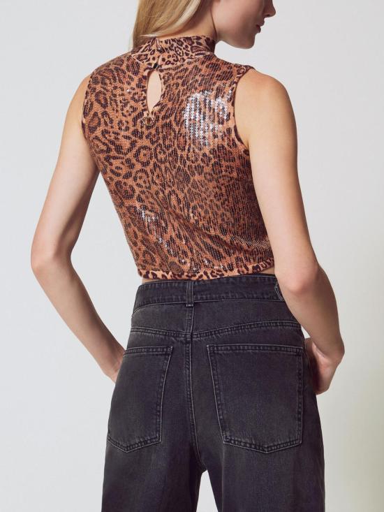 25FW 트윈셋 민소매 티셔츠 252TP3612 12737 Multicolor - TWINSET