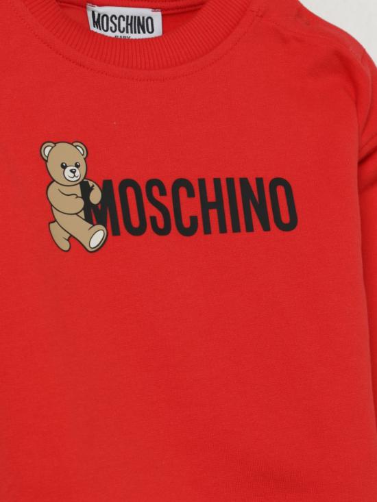 25FW [키즈] 모스키노 풀오버 M8F03QLCA83 50109 Red - MOSCHINO
