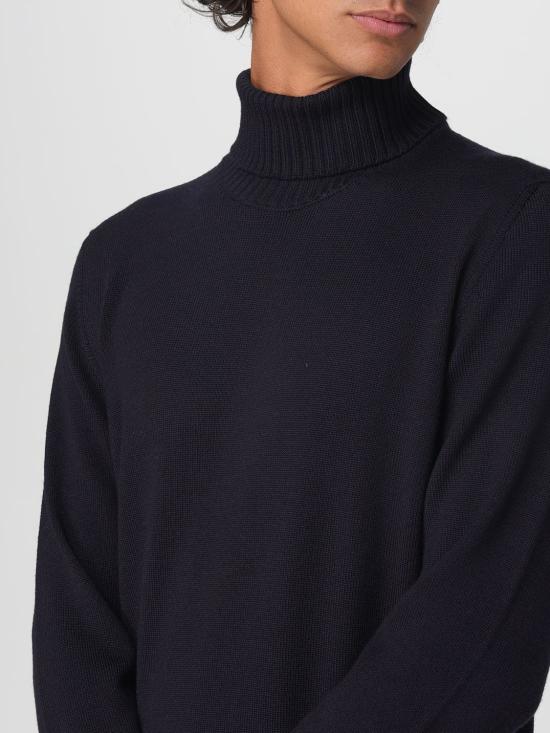 25FW 드루모어 터틀넥 D7M104L 785 Navy - DRUMOHR