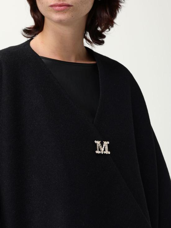 25FW 막스마라 코트 2524546081600 005 Black - MAX MARA