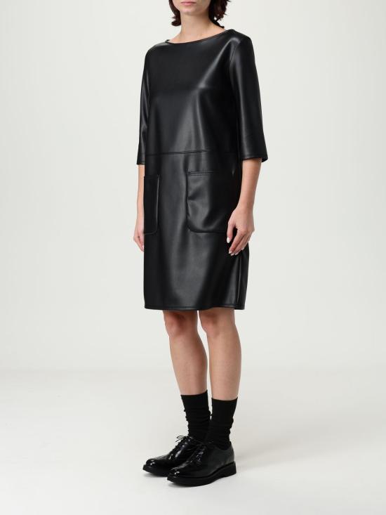 25FW 막스마라 미디 원피스 2526626087600 003 Black - MAX MARA