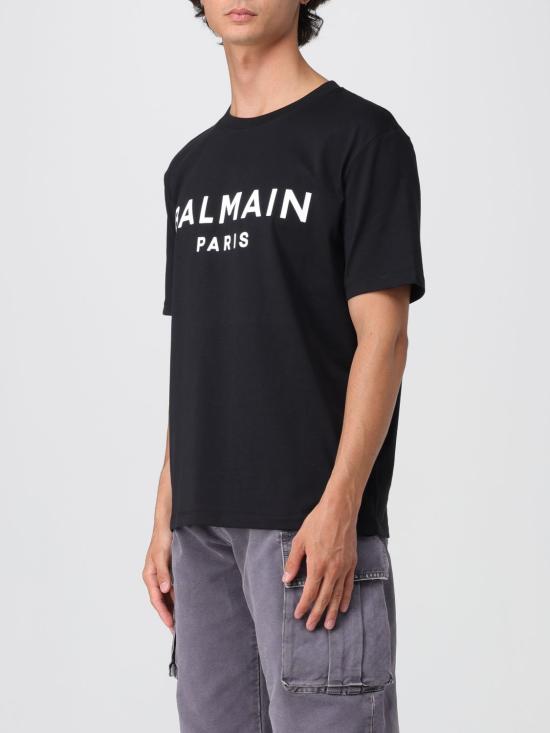 25FW 발망 반팔 티셔츠 FH1EG000BB73 GAB White - BALMAIN