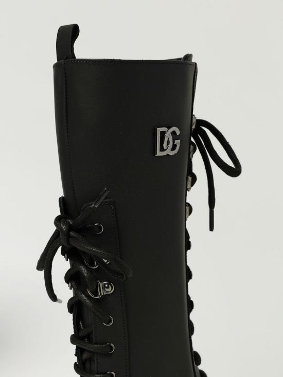 25FW [키즈] 돌체앤가바나 슈즈 D11342A6379 80999 Black - DOLCE & GABBANA