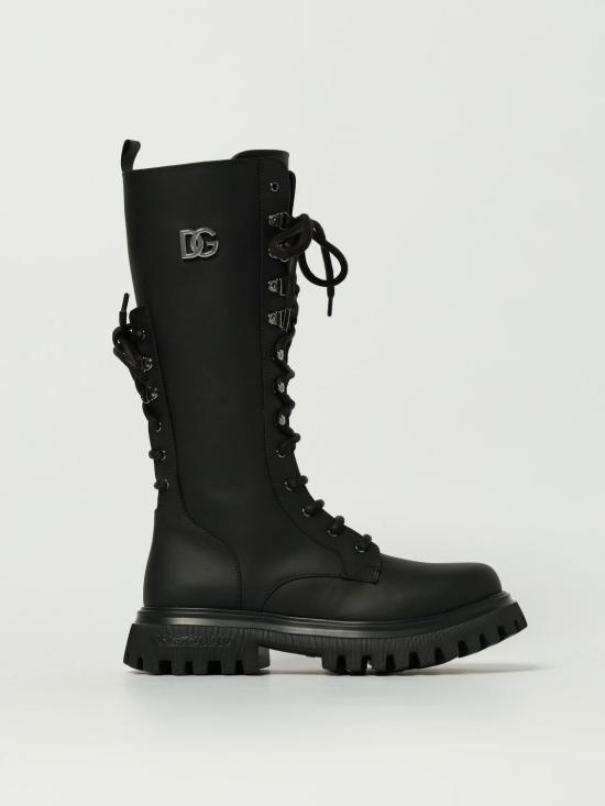 25FW [키즈] 돌체앤가바나 슈즈 D11342A6379 80999 Black