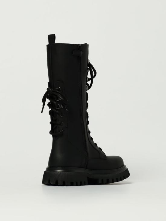 25FW [키즈] 돌체앤가바나 슈즈 D11342A6379 80999 Black - DOLCE & GABBANA