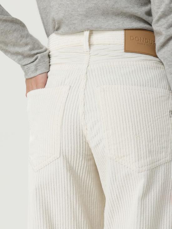 25FW 돈답 스트레이트 팬츠 DP427BVS0031DXXX 017 Cream - DONDUP