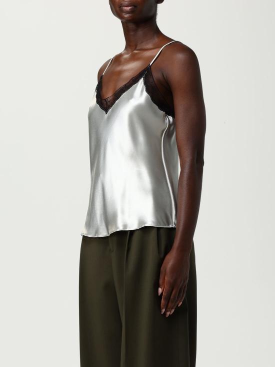 25FW 알베르타 페레티 민소매 티셔츠 08096627 1483 Ice - ALBERTA FERRETTI