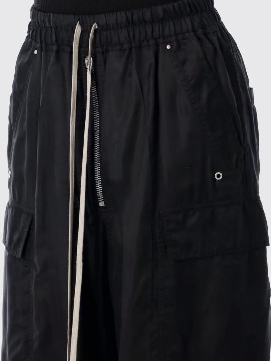 25FW 릭 오웬스 스트레이트 팬츠 RP02E4327K 09 Black - RICK OWENS