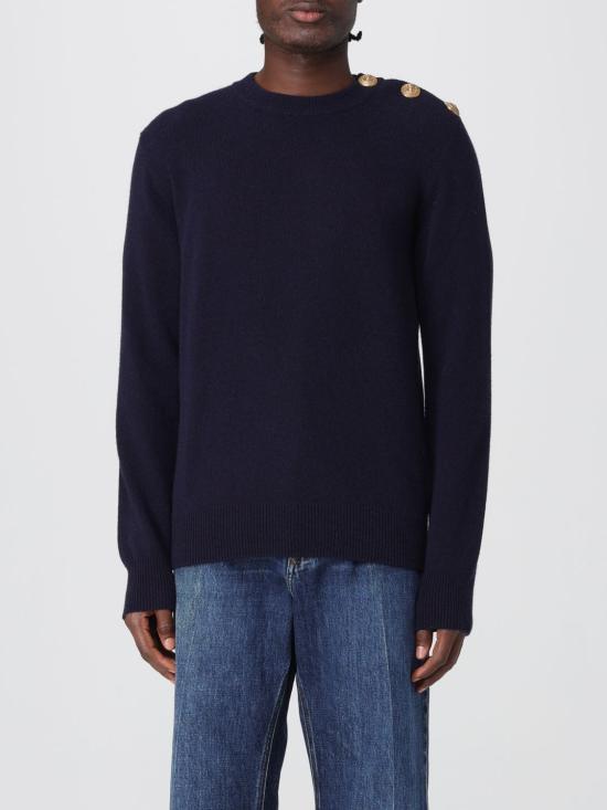 25FW 발망 스웨터 FH1KD010KI87 6AJ Navy