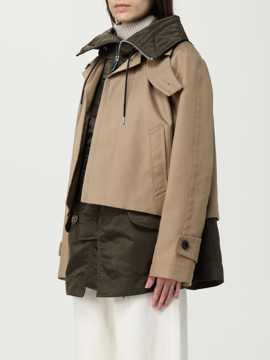 25FW 사카이 숏패딩 2508025 667 Beige - SACAI