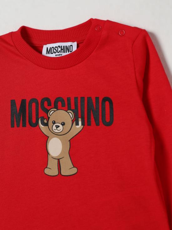 25FW [키즈] 모스키노 티셔츠 MZO00RLAA10 50109 Red - MOSCHINO