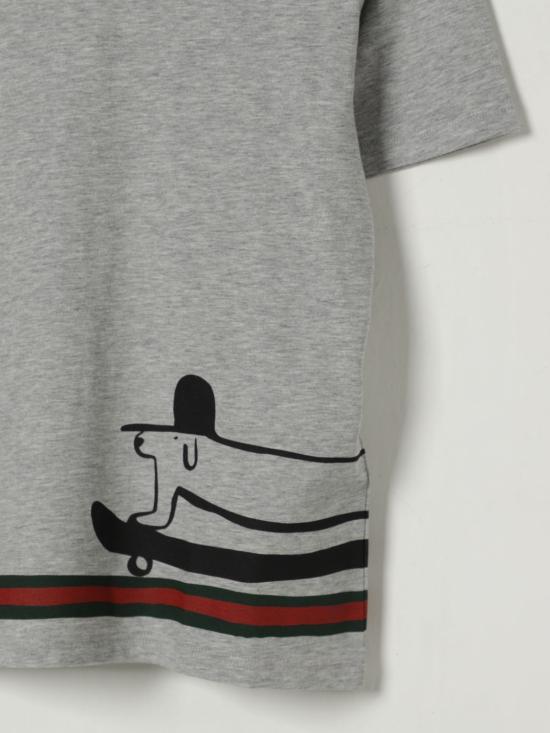 25FW [키즈] 구찌 티셔츠 575114XJHBT 1183 Grey - GUCCI