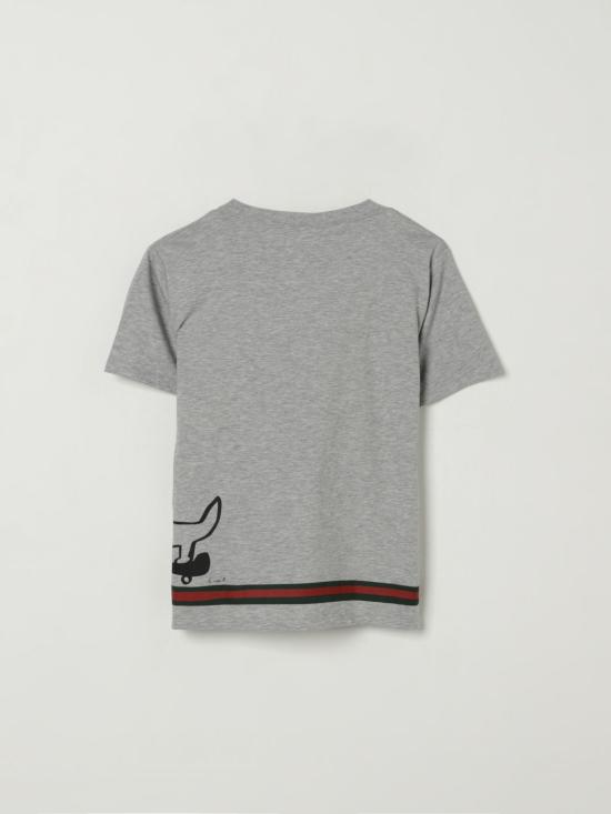 25FW [키즈] 구찌 티셔츠 575114XJHBT 1183 Grey - GUCCI