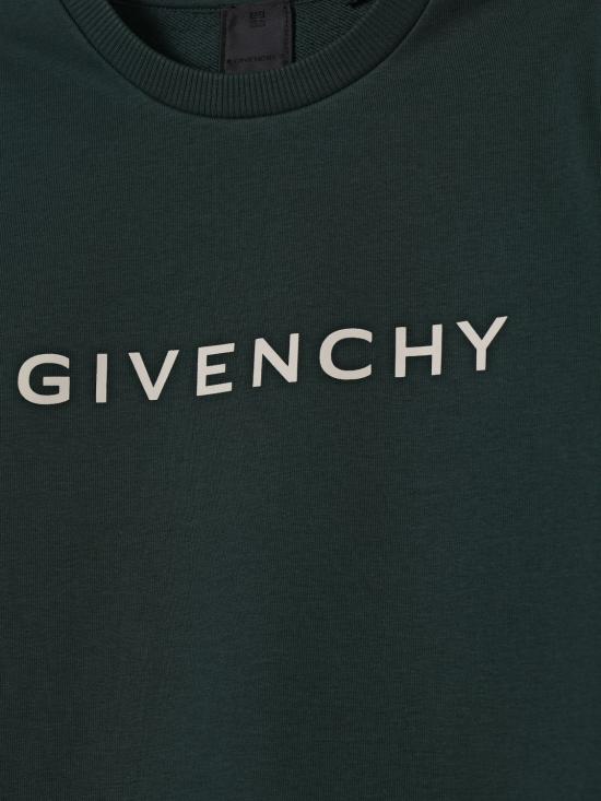 25FW [키즈] 지방시 풀오버 H30937 672 Green - GIVENCHY