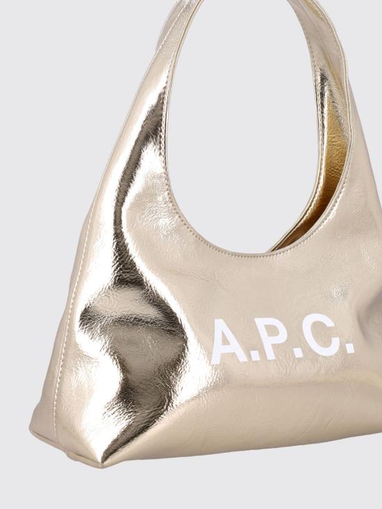 25FW 아페쎄 베이비 니논 숄더백 F67027PUABZ RAN Gold - A.P.C.