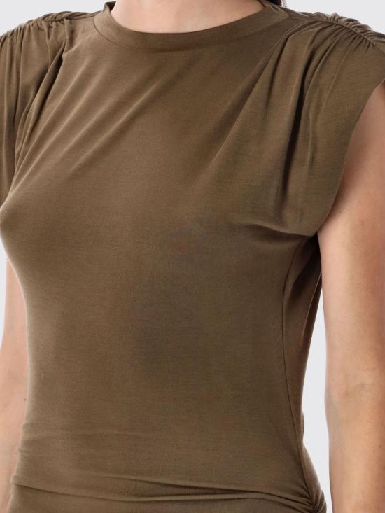 25FW 이자벨마랑에뚜왈 롱 원피스 RO0802FAC3K01E 67KI Kaki - ISABEL MARANT ETOILE