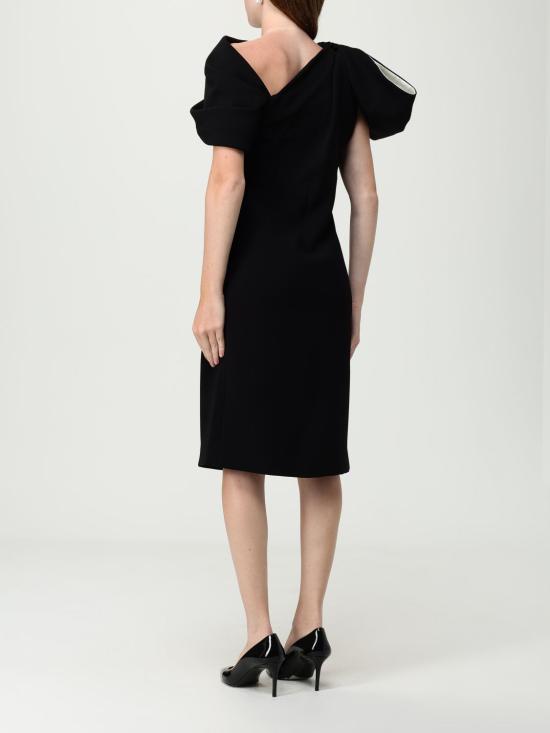 25FW 막스마라 미디 원피스 2521226057600 004 Black - MAX MARA