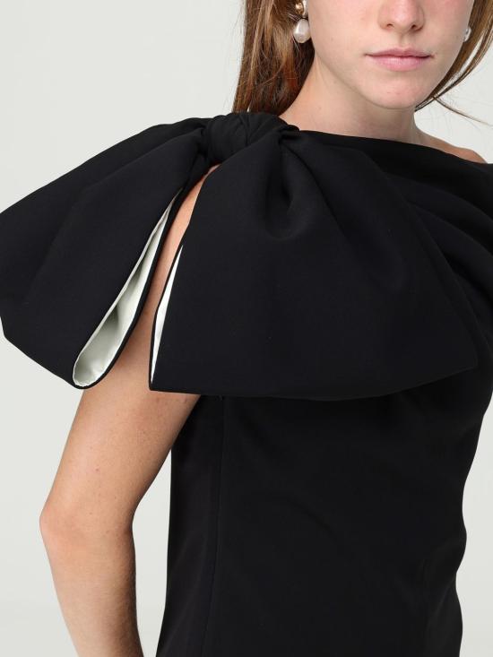 25FW 막스마라 미디 원피스 2521226057600 004 Black - MAX MARA