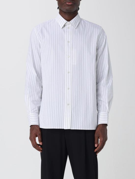 25FW 생로랑 긴팔 셔츠 848033Y5K82 9787 White