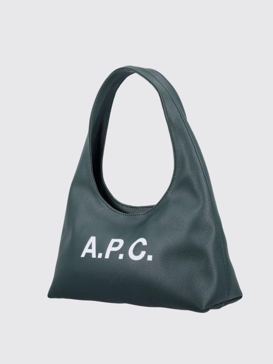 25FW 아페쎄 베이비 니논 숄더백 F67027PUABO KAF Green - A.P.C.