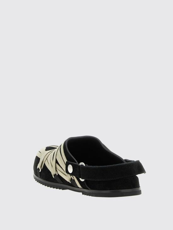 25FW 릭 오웬스 뮬/슬리퍼 RU02E1813LVSW1 09 Black - RICK OWENS