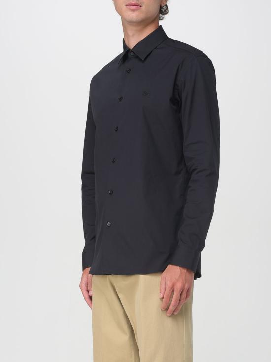 25FW 버버리 스트레치 코튼 셔츠  8071799 Black - BURBERRY