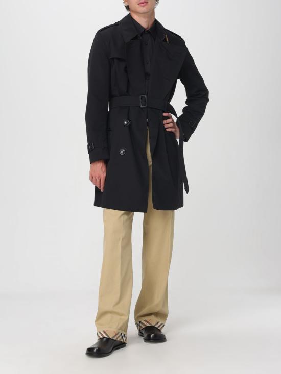 25FW 버버리 스트레치 코튼 셔츠  8071799 Black - BURBERRY