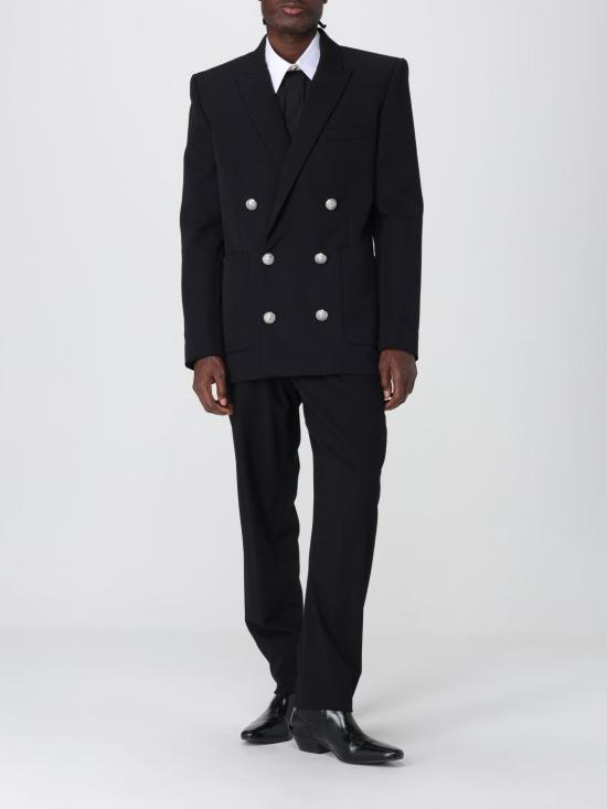 25FW 발망 긴팔 셔츠 FH1HS462CE48 EAB Black - BALMAIN