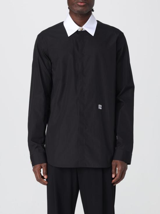 25FW 발망 긴팔 셔츠 FH1HS462CE48 EAB Black