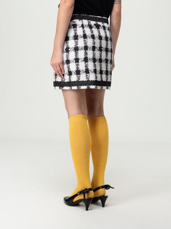 25FW 모스키노 숏 스커트 01025557 1002 Natural - MOSCHINO