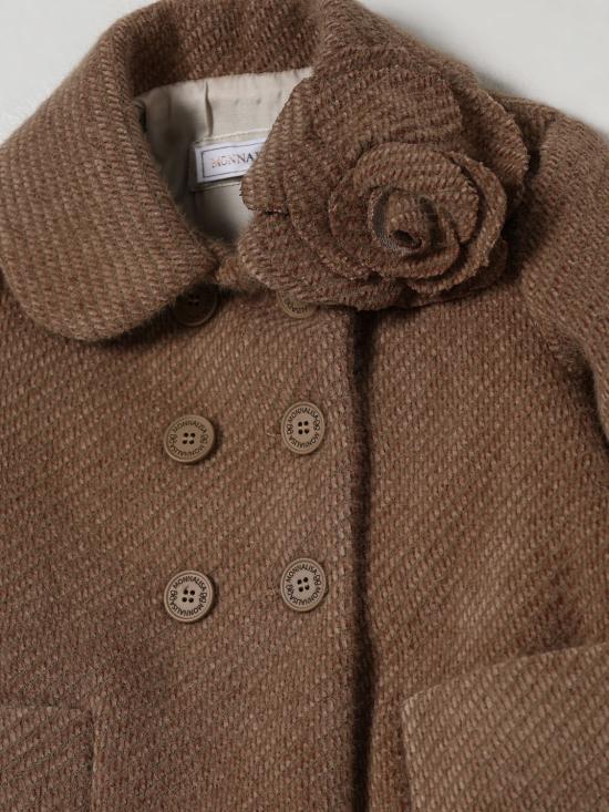 25FW [키즈] 모나리자 코트 17F1096314 0009 Brown - MONNALISA