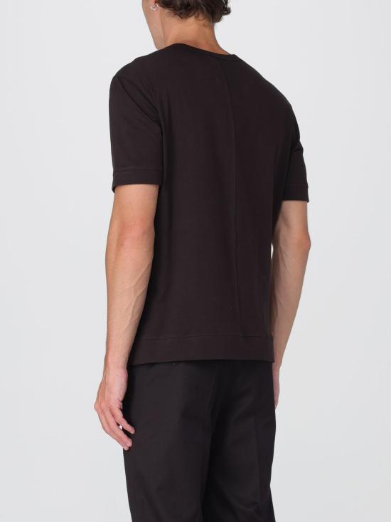 25FW 파올로페코라 반팔 티셔츠 F0124074 2358 Brown - PAOLO PECORA