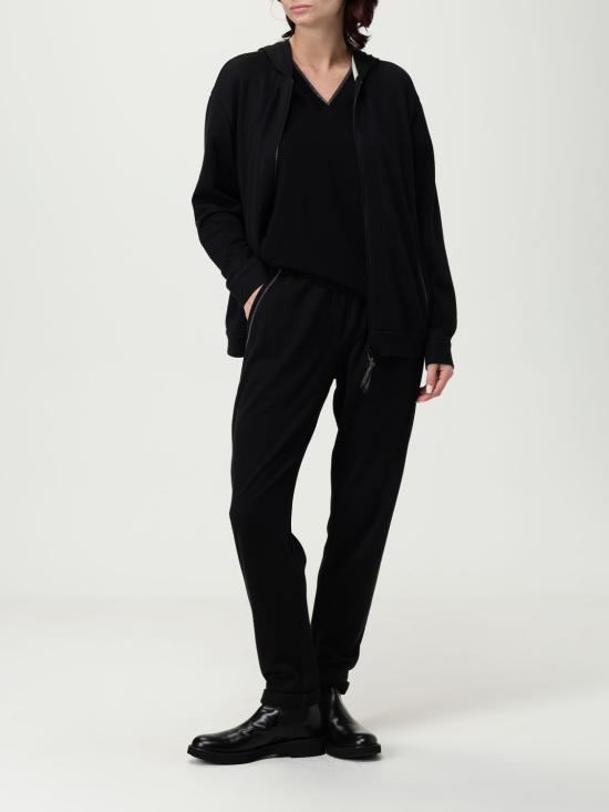 25FW 브루넬로 쿠치넬리 반팔 티셔츠 M0T18BD222 C101 Black - BRUNELLO CUCINELLI