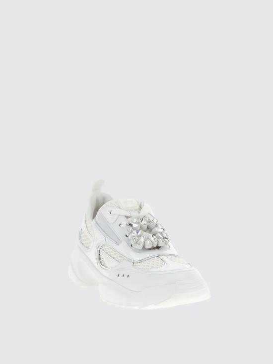 25FW 로저비비에 뮬/슬리퍼 RVW75640890URZ B001 White - ROGER VIVIER