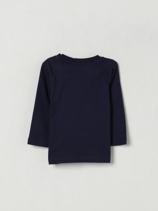 25FW [키즈] 모스키노 티셔츠 MWO00RLAA10 40016 Navy - MOSCHINO